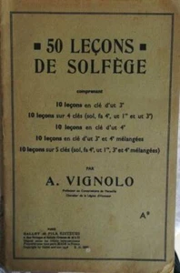 50 leçons de solfège | A.Vignolo | Bon état - Foto 1 di 1