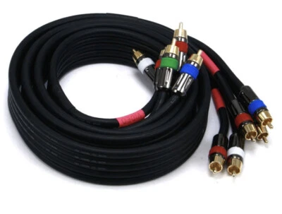 Cable coaxial Monoprice Audio Video 6’ 5 RCA 18 AWG Alto Rendimiento RG-6/U Foto 1 de 4