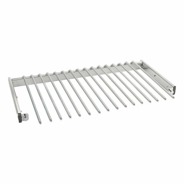 Rev-A-Shelf PSC-3014CR 30" Pull-Out Pants Rack with Full-Extension Slides - Chrome