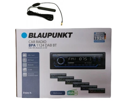 Blaupunkt BPA1124 DAB Autoradio MP3 USB AUX Bluetooth  VarioColor + antenne DAB+ - Bild 1 von 2
