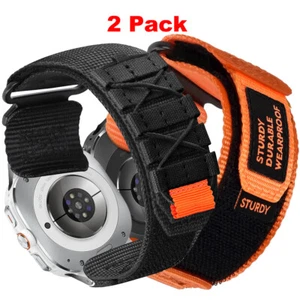 2PACK Rugged Military Nylon Band Loop Strap For Samsung Galaxy Watch Ultra 47mm - Zdjęcie 1 z 29
