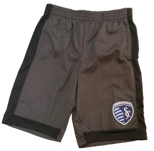 Sportliche KC Kansas City Shorts Jugend XL 14/16 MLS Taschen Fußball Gummibund  - Bild 1 von 11