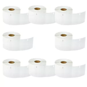 8Rolls 57mm x 32mm Multipurpose 1000 Labels 30334 for Dymo Labelwriter 450 - Picture 1 of 10
