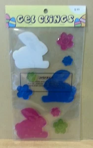 Flowers and Bunnies Window Gels New - Picture 1 of 1