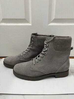 Splendid Sadie Women’s Size 11 M Leather Boots Gray Suede NEW - Image 1 of 4