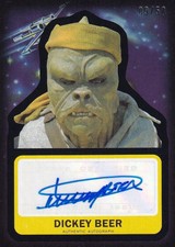 2015 Topps Star Wars Journey To The Force Awakens Dickey Beer Autographs Silver