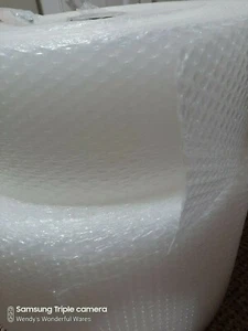 Envoltura protectora de burbujas de plástico autoadhesiva 2m x 150mm/6" SIN CINTA REQUERIDA - Imagen 1 de 4