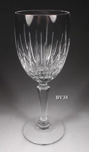 LENOX DECOR CUT CRYSTAL WHITE WINE GOBLET 6 7/8" - SET OF 2 GOBLETS - PERFECT - Picture 1 of 4