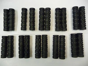 GRIPS BULK 10 Pairs ATB MTB BMX BIKE CYCLE HANDLE BAR BLACK NEW WHOLESALE 120mm - Picture 1 of 5