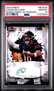 2024 Topps Finest #RFA-CW Caleb Williams (RC) Rookie Finest Autograph - PSA 10 - Picture 1 of 1