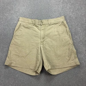 Patagonia Shorts Adult W34 Brown 7" Inseam Canvas Hiking Running Trail 90s Men* - Picture 1 of 10