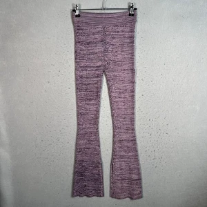 Le Ore Damen Größe XXS lila Strick ausgestellt Leggings Hose - Bild 1 von 10