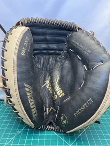 Mizuno Men's Leather Catchers Mitt 32.50” Gxc 105 Prospect Baseball Glove Rht - Picture 1 of 7
