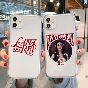 Lana Del Rey Phone Case – Soft Clear Cover for iPhone 15 14 13 12 11 Pro Max SE - Photo 1 sur 15