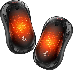 Elektrische Handwärmer 2er Set 8000 mAh, 3 Stufen Wiederaufladbar Outdoor - Bild 1 von 13