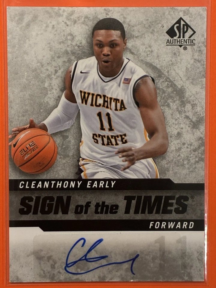 Auténtico Cleanthony Early Sign of the Times Rookie Auto RC #SOT-CE 2014-15 SP Foto 1 de 2
