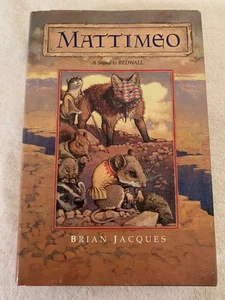 Mattimeo by Brian Jacques (Redwall #3) 1st Edition/First Printing 1990 HCDJ VG - Imagen 1 de 12