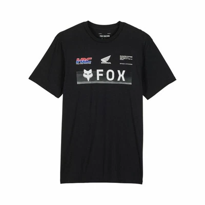 Camiseta Fox Racing X Honda Prem SS Negra Talla Grande Foto 1 de 2