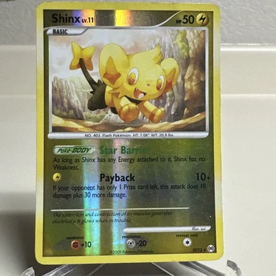 2009 Pokemon SHINING SHINX Arceus Set REVERSE HOLO Shiny  Card #SH12 LP - Image 1 of 4
