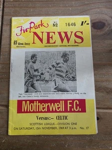 Motherwell V Celtic 15th November 1969 L6 - Picture 1 of 3