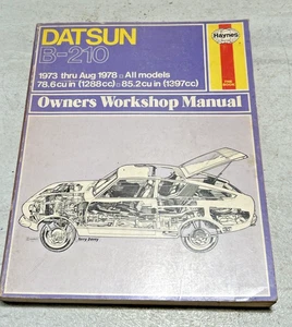 1973-1978 Datsun B-210 Haynes Repair Service Manual - Picture 1 of 8