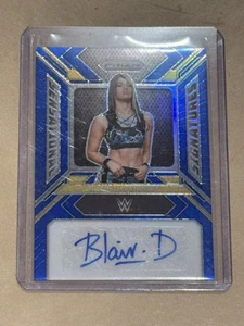 2024 Panini Prizm WWE Blair Davenport Sensational Signatures Auto Blue Prizm /49 - Picture 1 of 2