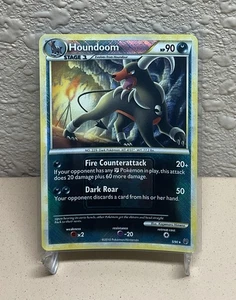 Houndoom 5/90 Undaunted Crosshatch Pokemon League Promo Card - Picture 1 of 2