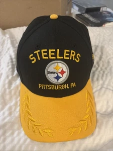 Pittsburgh Steelers New Era Mütze 39Thirty 2025 Stretch Fit Gr. L/XL SCHWARZ - Bild 1 von 3