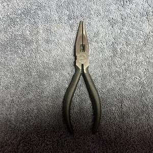 NOS Craftsman 45081 Long Needle Nose Pliers Black Soft Grip Handles USA 6” Rare - Bild 1 von 6