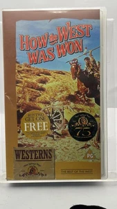 How The West Was Won VHS MGM John Wayne Gregory Peck Western Classic Movie - Picture 1 of 3