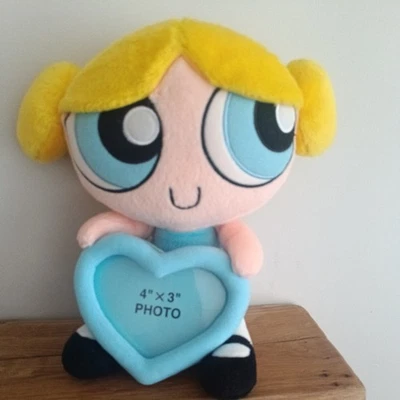 Powerpuff Girls 2002 Large Bubbles Heart Photo Frame Warner Bros Studio Store - Image 1 of 4