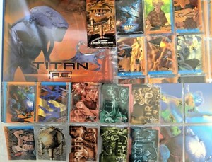 Titan A. E. Trading Card Master Set Binder Base Chase DieCut TI Inkworks 2000
