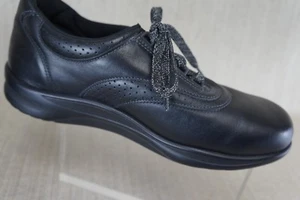 Oxford para mujer S.A.S Walk Ease be happy negro con cordones EE. UU. talla 9,5 Guerra Mundial - Imagen 1 de 12