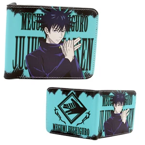 Jujutsu Kaisen - Megumi Fushiguro 4.5" Bi-Fold Wallet NEW Credit Card Billfold - Picture 1 of 2