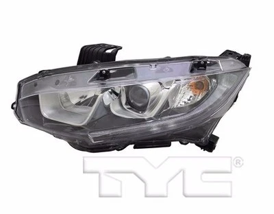 TYC NSF Left Side Halogen Headlight For Honda Civic None Touring 2016-2017 Model - Image 1 of 3