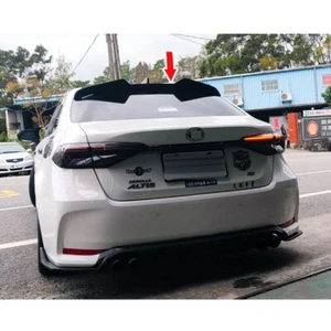 Matte Black For Toyota Corolla Altis 12th Sedan High Kicks Roof Spoiler 2022 - Picture 1 of 5
