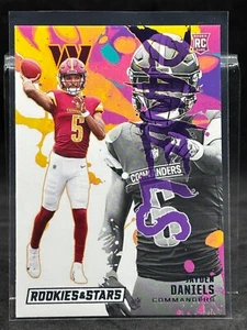 2024 Rookies & Stars JAYDEN DANIELS Rookie Exclusives Insert - Picture 1 of 1