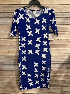 Women's Lula Roe Julia Dress, Size S. NEW w/tags. Short Sleeve. Fast Shipping - Picture 1 of 10