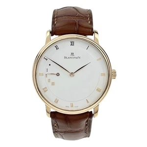 Blancpain Villeret Ultra Slim Automatic 40mm 18k Rose Gold Watch Silver 4040 - Picture 1 of 9