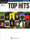 Top Hits 12 akt Pop Songs Play-Along Violin Violine Geige Noten m. Download Code