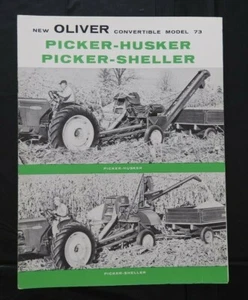 1963 " Nowy oliwkowy model 73 Picker Husker Scheller " Katalog Broszura Bardzo - Zdjęcie 1 z 6
