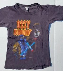 T-shirt Ozzy Osbourne vintage rara 1982 Diario di un pazzo TOUR anni 80 - Foto 1 di 11