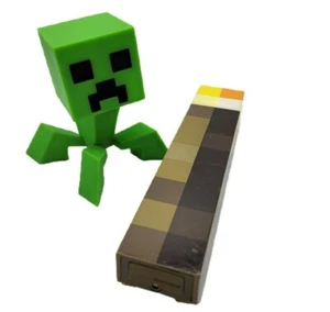 Minecraft Vinyl Creeper 6" Torch Nightlight 11" Wall Hang New Batteries Included - Picture 1 of 4