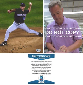 Al Leiter signed New York Mets baseball 8x10 photo proof Beckett COA autographed - Picture 1 of 4