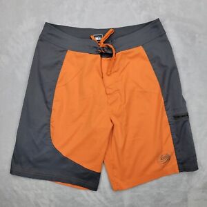 REI Board Shorts Men 30 Orange Hybrid Swim Trunk Surf Bathing Suit Adult Small