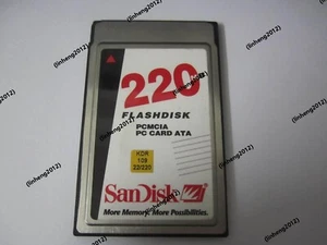 Sandisk PC Card 220MB Flash disk PCMCIA PC Karta - Zdjęcie 1 z 3