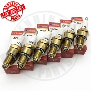AccuSpark AC9C Spark Plugs for Triumph TR6 all years x6