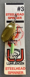 Luhr Jensen #3 Gold/Green Steelhead Spinner Fishing Lure - Picture 1 of 1