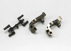 New Kyosho Inferno MP9 Al Front Hub Carrier Set (Left,Right/16°/Gunmetal) IFW436 - Picture 1 of 1