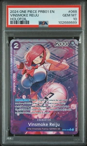 One Piece The Best PRB01 Vinsmoke Reiju Holofoil OP06-068 PSA 10 Gem Mint EN - Picture 1 of 2